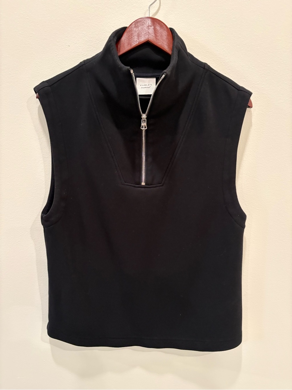 Varley Magnolia Half Zip Tank - Black, Small